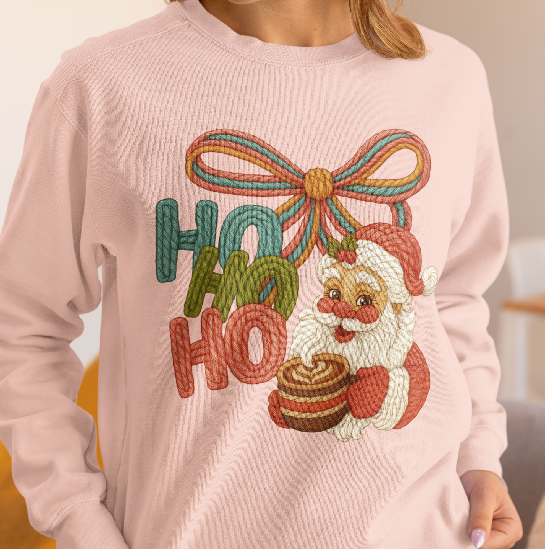 Ho Ho Ho Santa DTF Transfer, Ready to Press DTF607