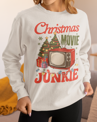 Christmas Movie Junkie DTF Transfer, Ready to Press DTF603