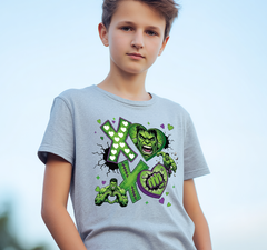 Hulk Superhero XOXO Hearts DTF Transfer, Ready to Press DTF652