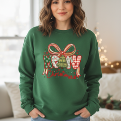 Merry Christmas Tree DTF Transfer, Ready to Press DTF610