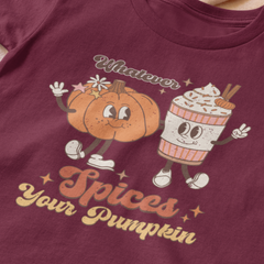 Whatever Spices Your Pumpkin Retro DTF Transfer, Ready to Press DTF468 - Donkey Craft Vinyl