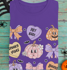 Coquette Spooky Season Halloween DTF Transfer, Ready to Press DTF456