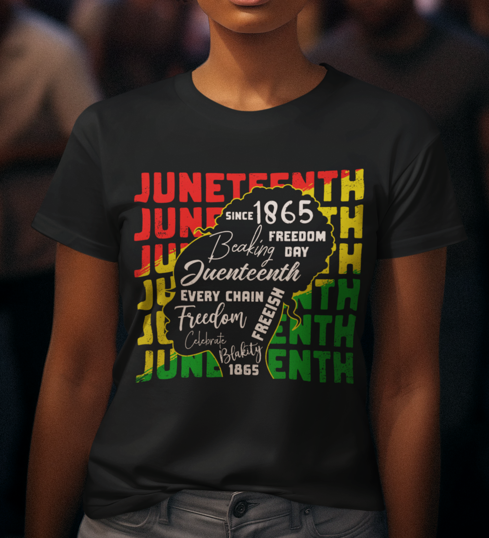 Juneteenth Freedom Day DTF Transfer, Ready to Press DTF582