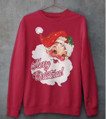 Vintage Santa Merry Christmas DTF Transfer, Ready to Press DTF481
