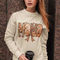 Coquette Fall Mama Pumpkins DTF Transfer, Ready to Press DTF477