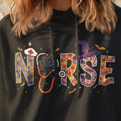 Spooky Halloween Nurse DTF Transfer - Ready to Press DTF448
