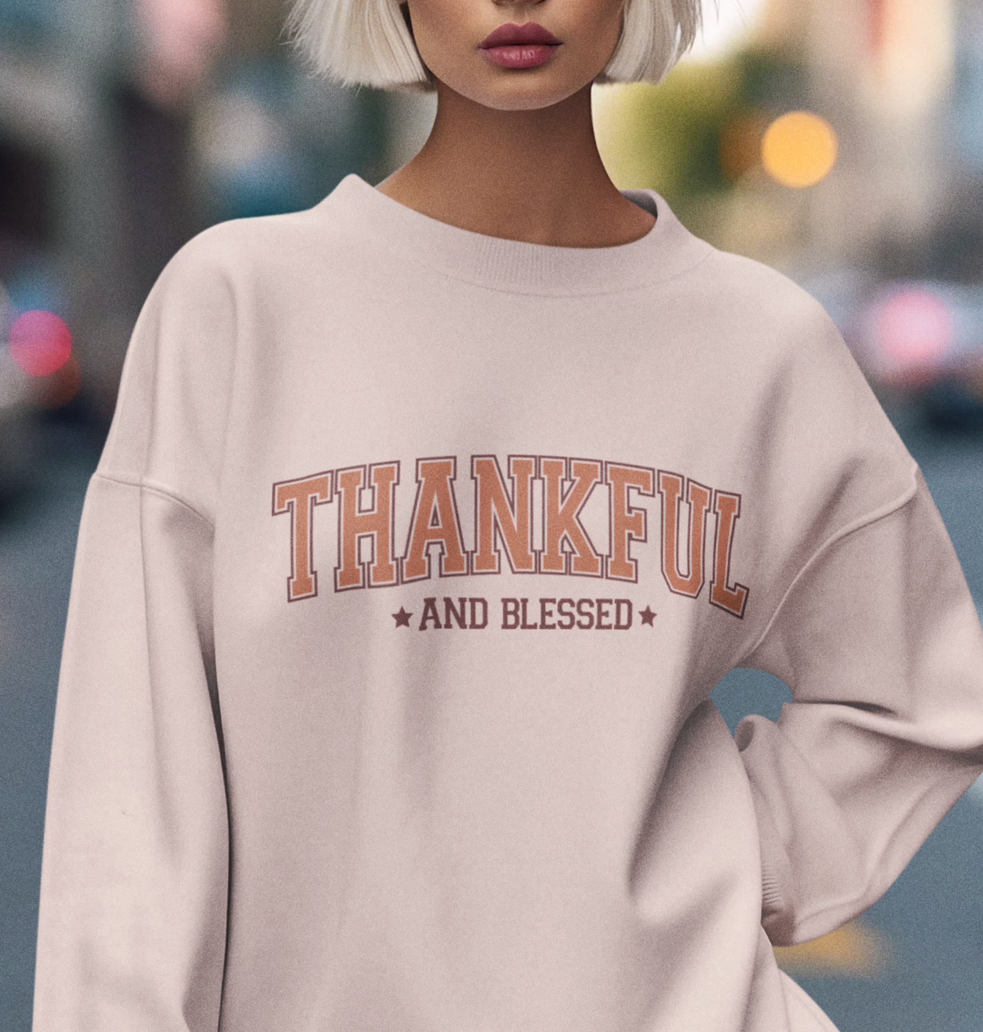Thankful Thanksgivings DTF Transfer for T-shirts, Hoodies, Heat Transfer, Ready for Press Heat Press Transfers DTF144