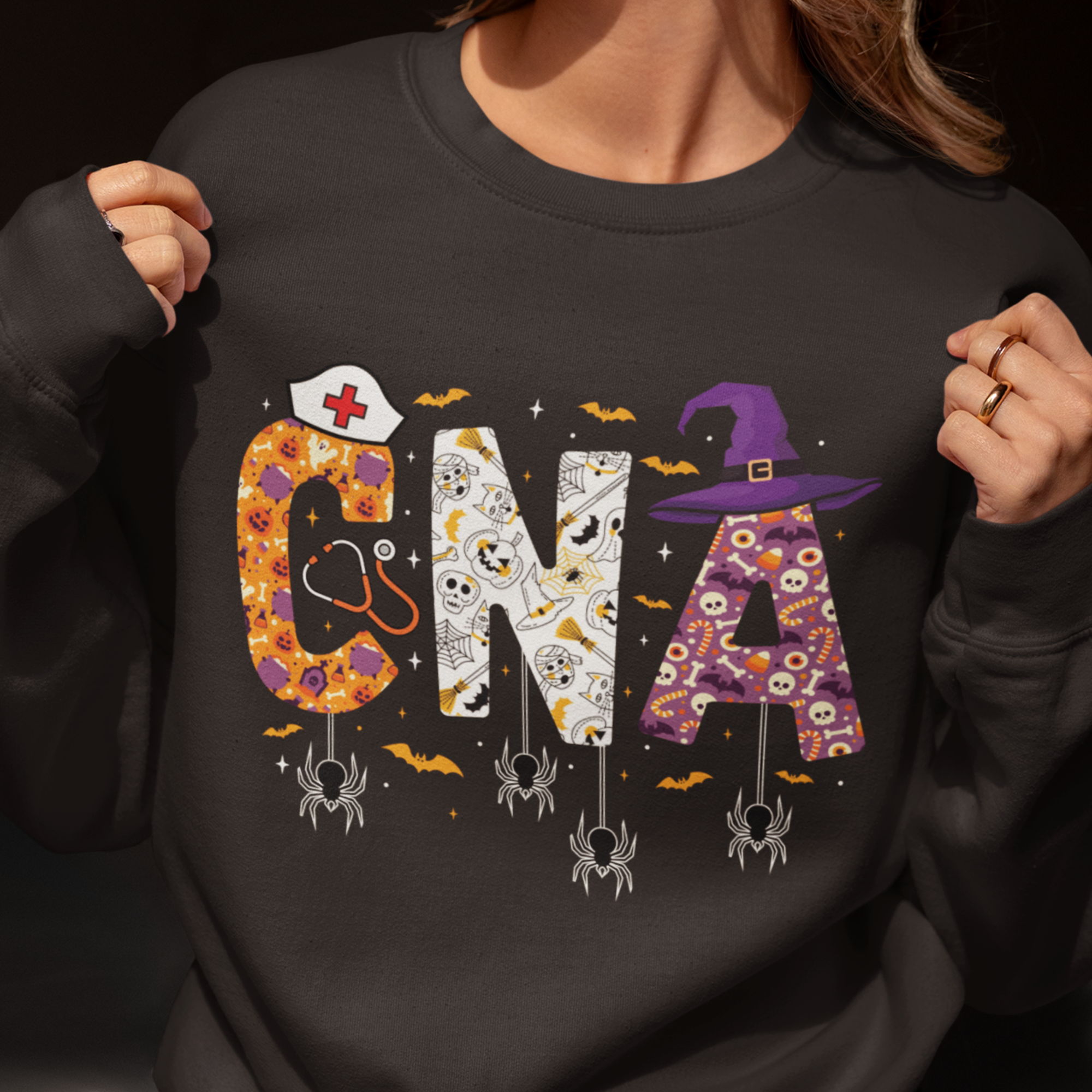 Spooky Halloween CNA DTF Transfer - Ready to Press DTF449