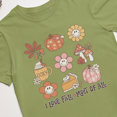 I Love Fall Most of All Retro DTF Transfer, Ready to Press DTF467