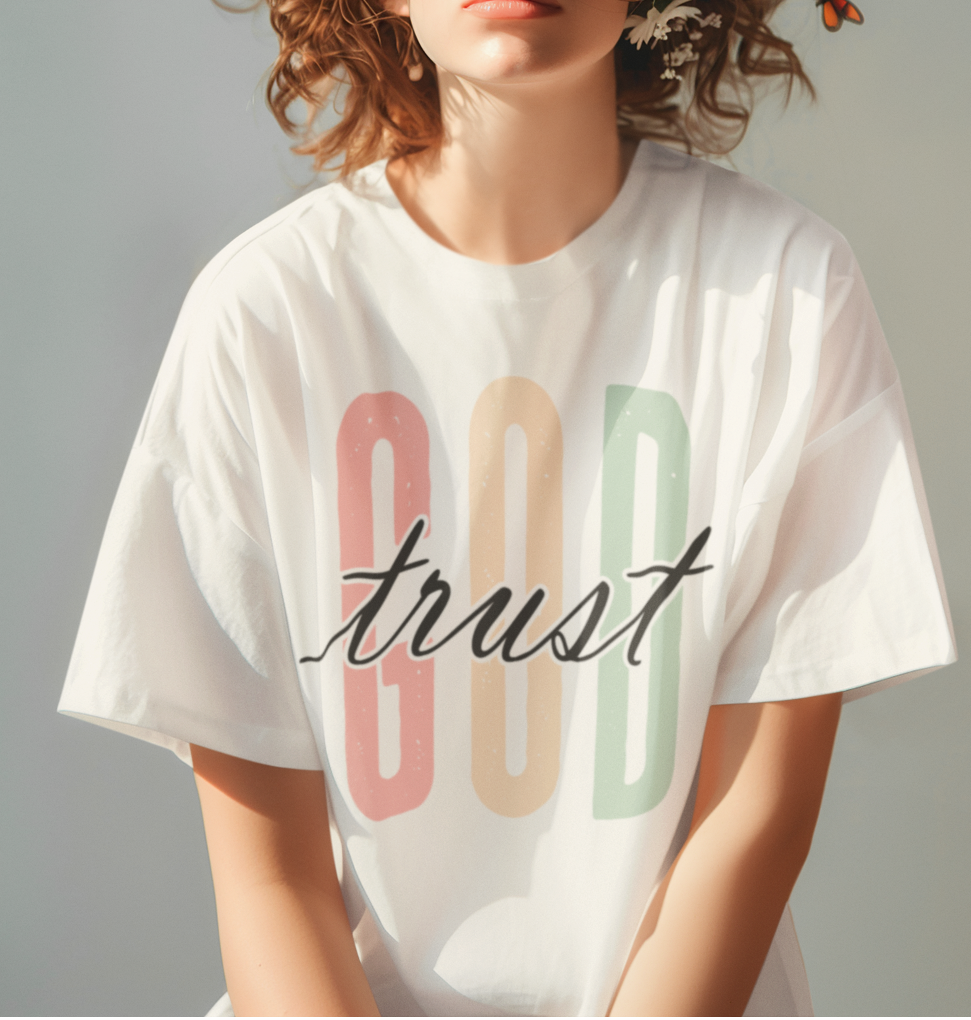 Trust God DTF Transfer, Ready to Press DTF555
