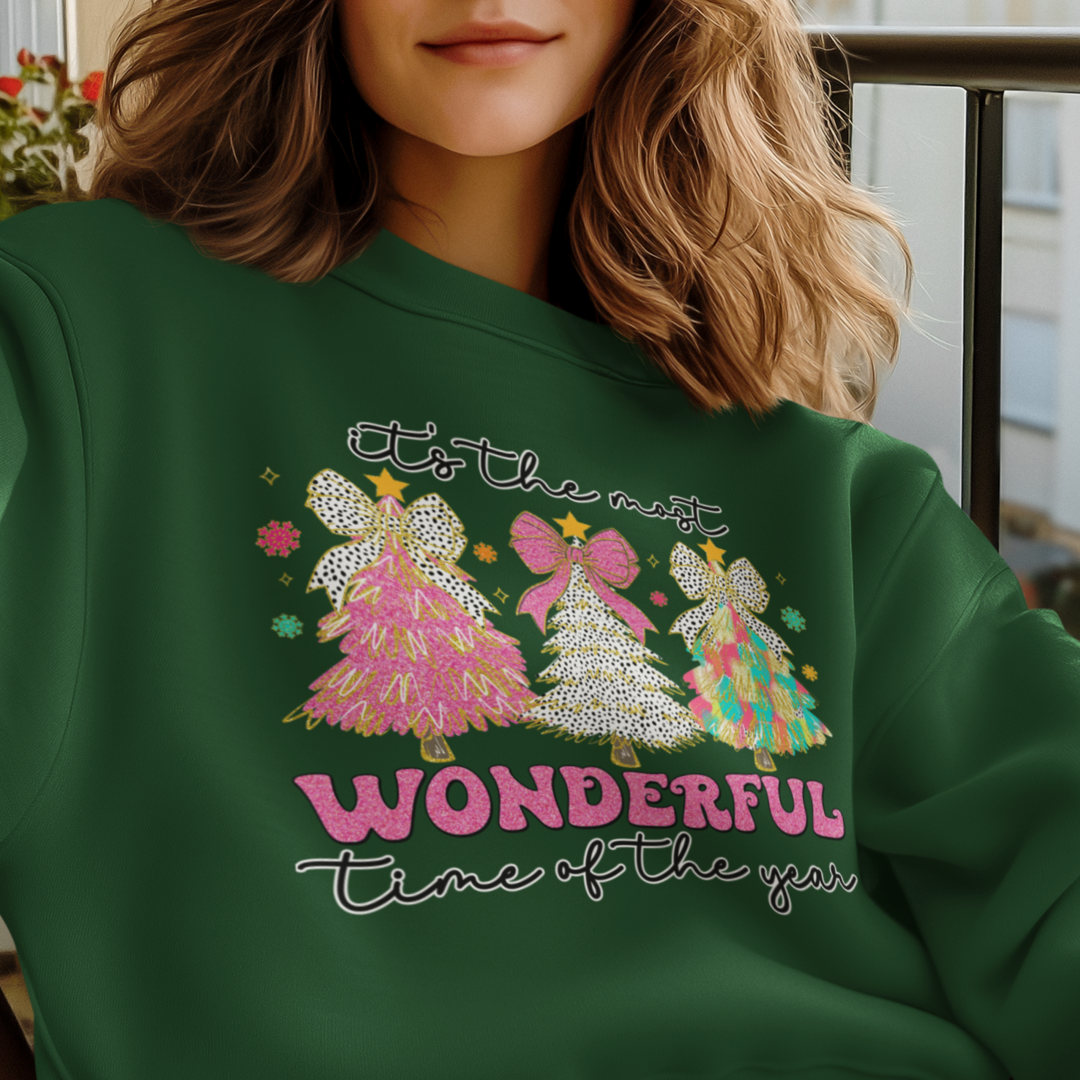 Coquette Christmas Trees DTF Transfer, Ready to Press DTF487
