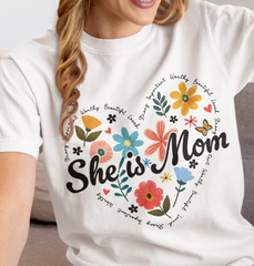 She is Mom DTF Transfer, Ready to Press DTF564