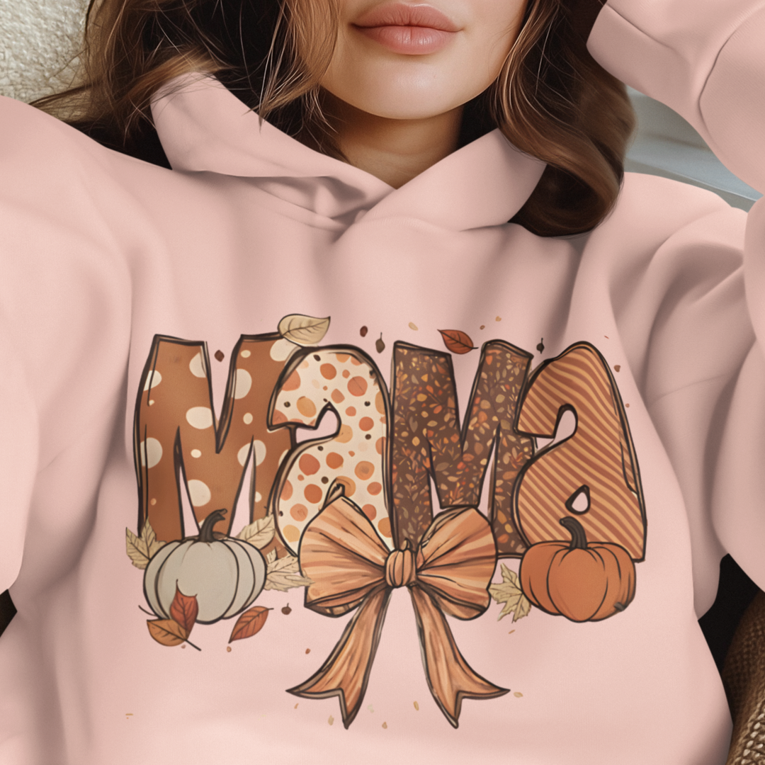 Coquette Fall Mama Pumpkins DTF Transfer, Ready to Press DTF477