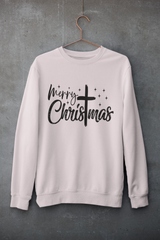 Merry Christmas Christian Cross Faith DTF Transfer, Ready to Press DTF495