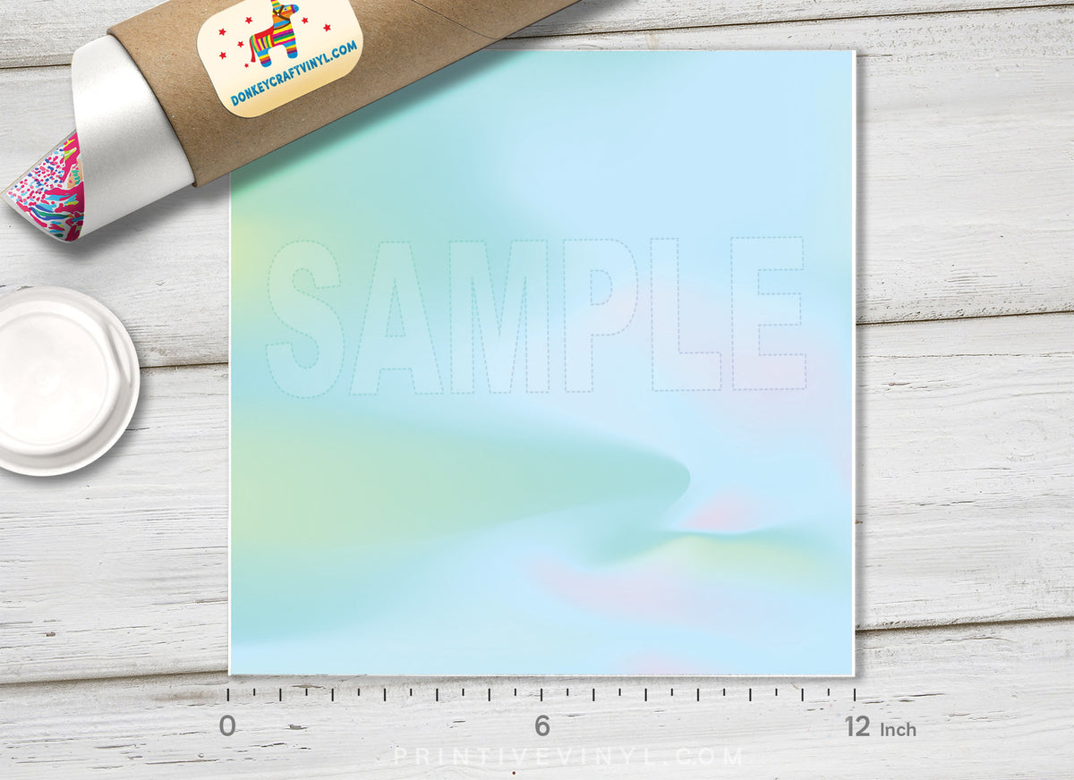 Iridescent Holographic Patterned HTV 710