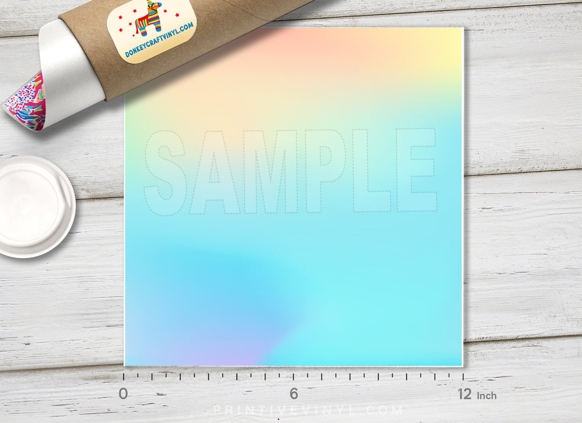 Iridescent Holographic Patterned HTV 710