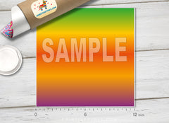 Soft color Gradient Ombre Patterned HTV 879