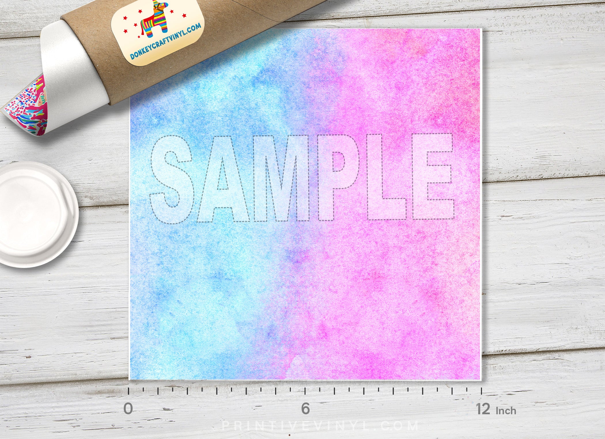 Watercolor Ombre Patterned HTV 924