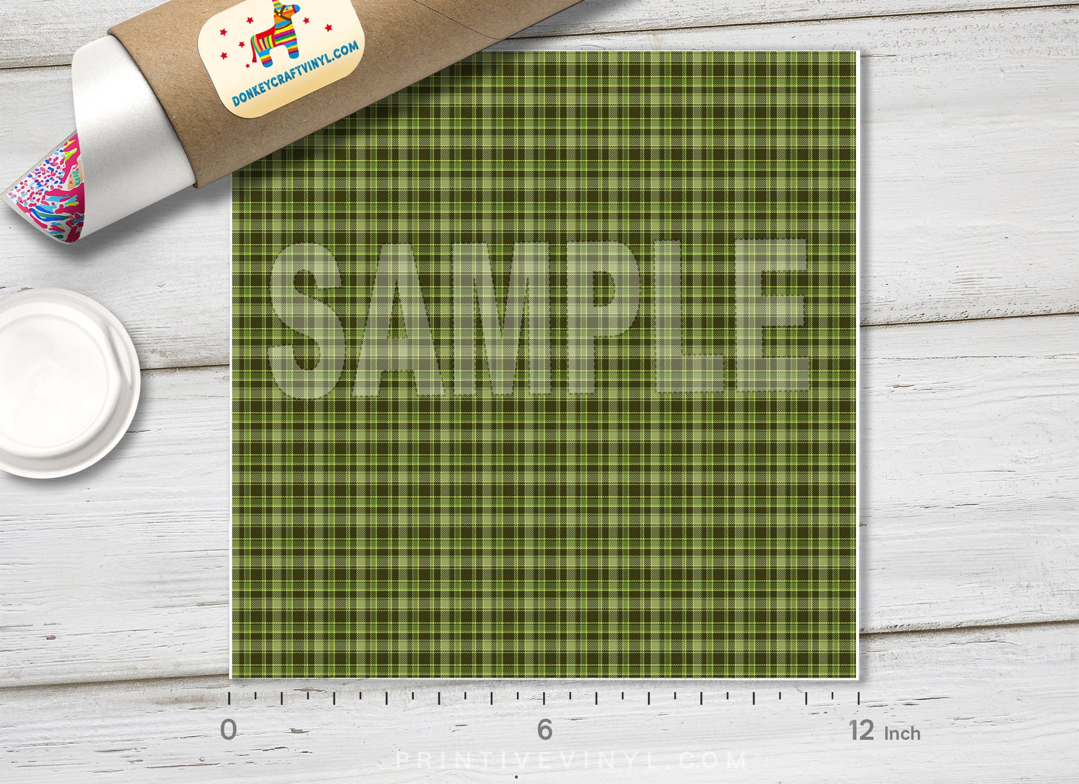 Check Plaid Tartan      Patterned HTV  594