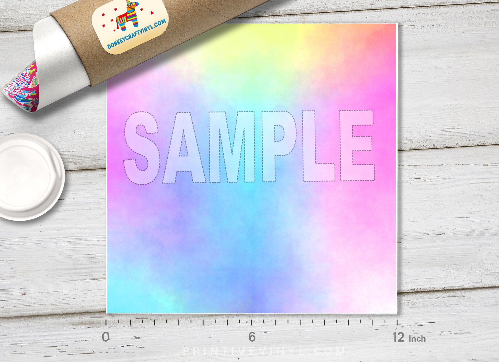 Watercolor Ombre Patterned HTV 829