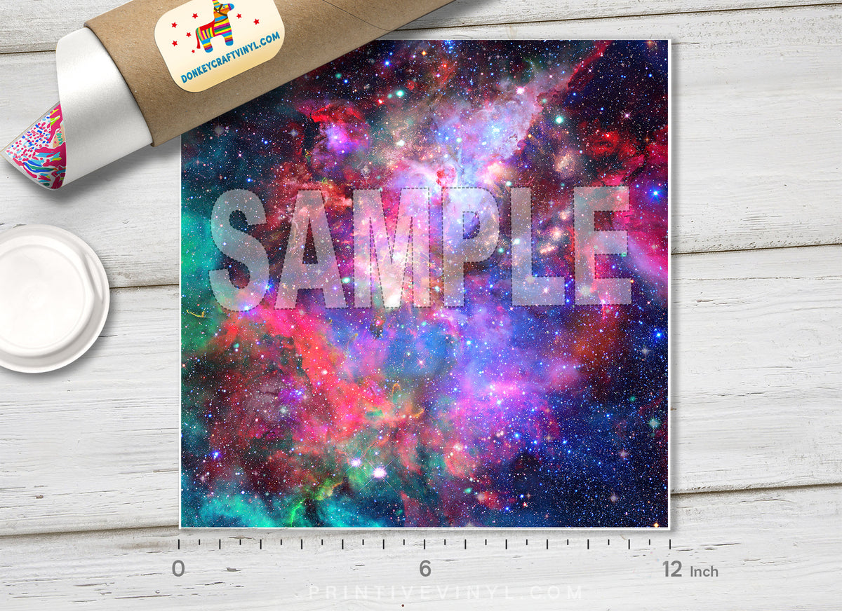 Galaxy Nebula Patterned HTV 021