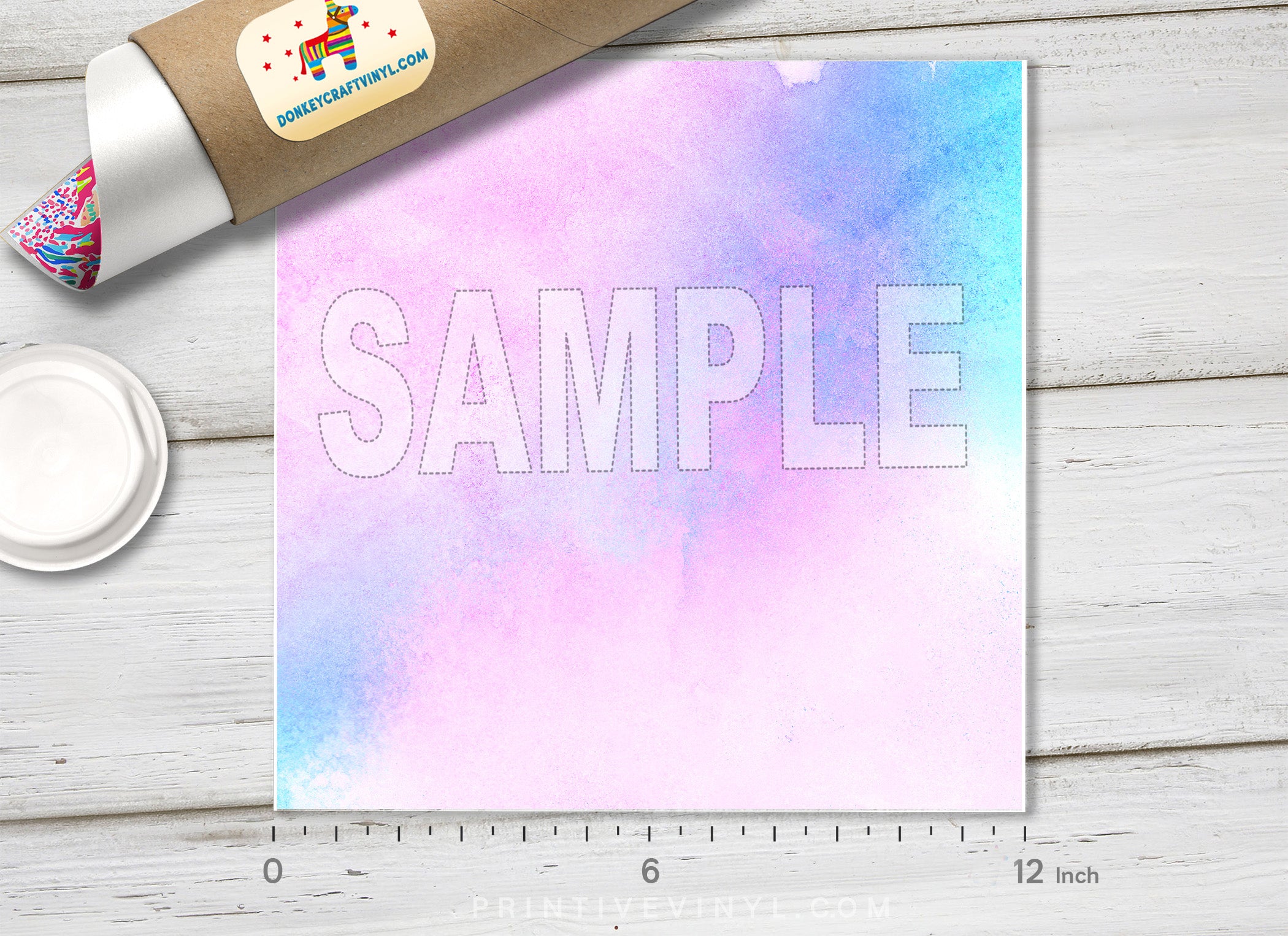 Watercolor Ombre Patterned HTV 924