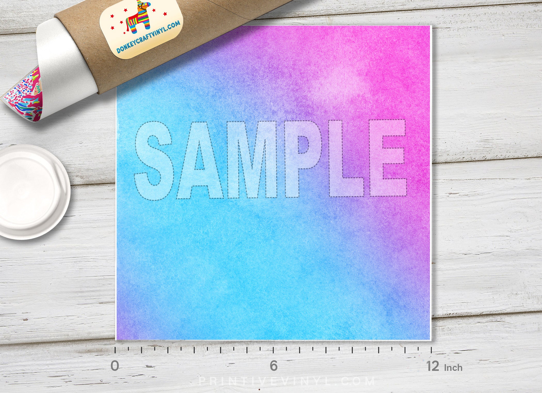 Watercolor Ombre Patterned HTV-973