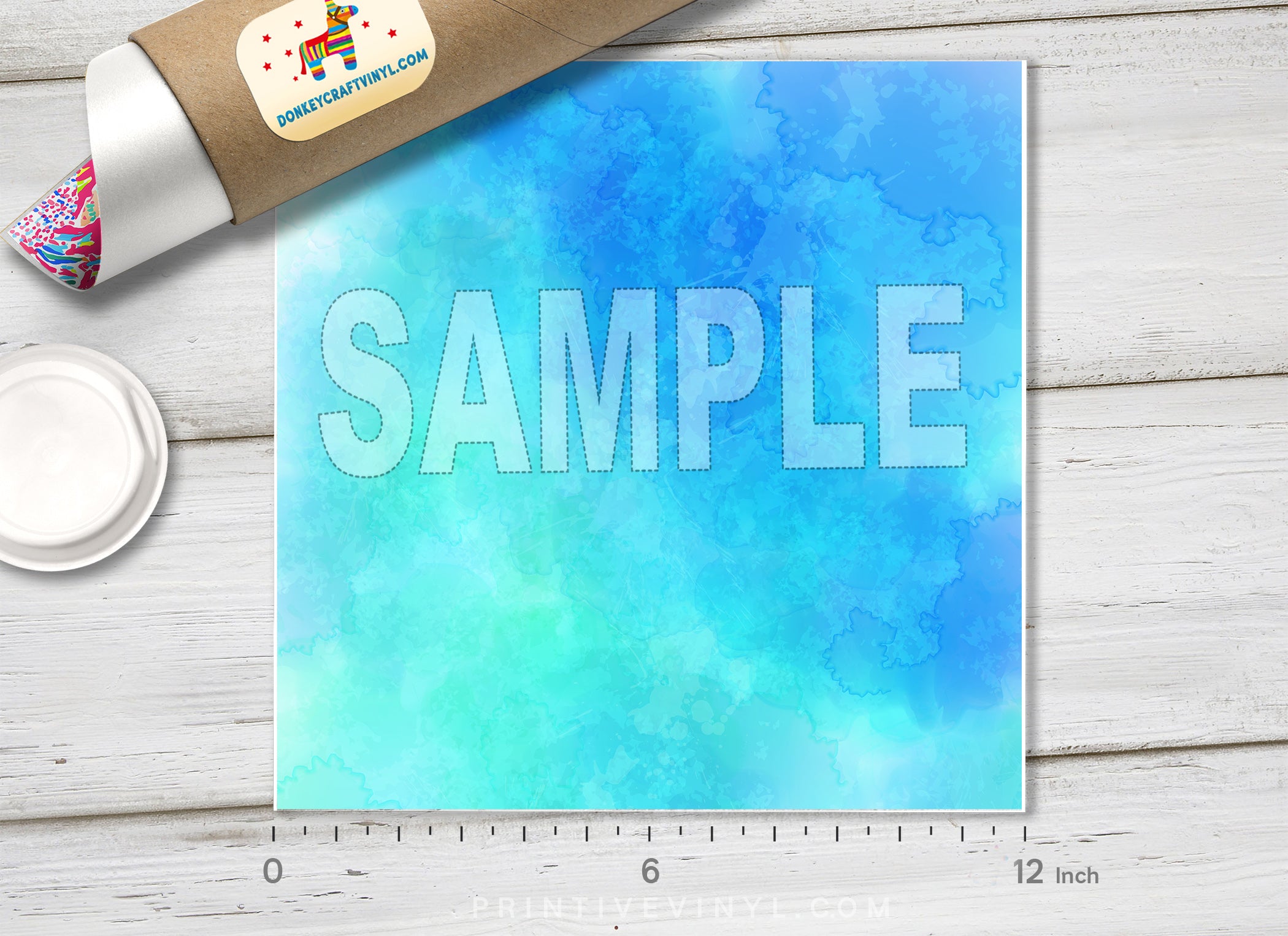 Watercolor Ombre Patterned HTV 829