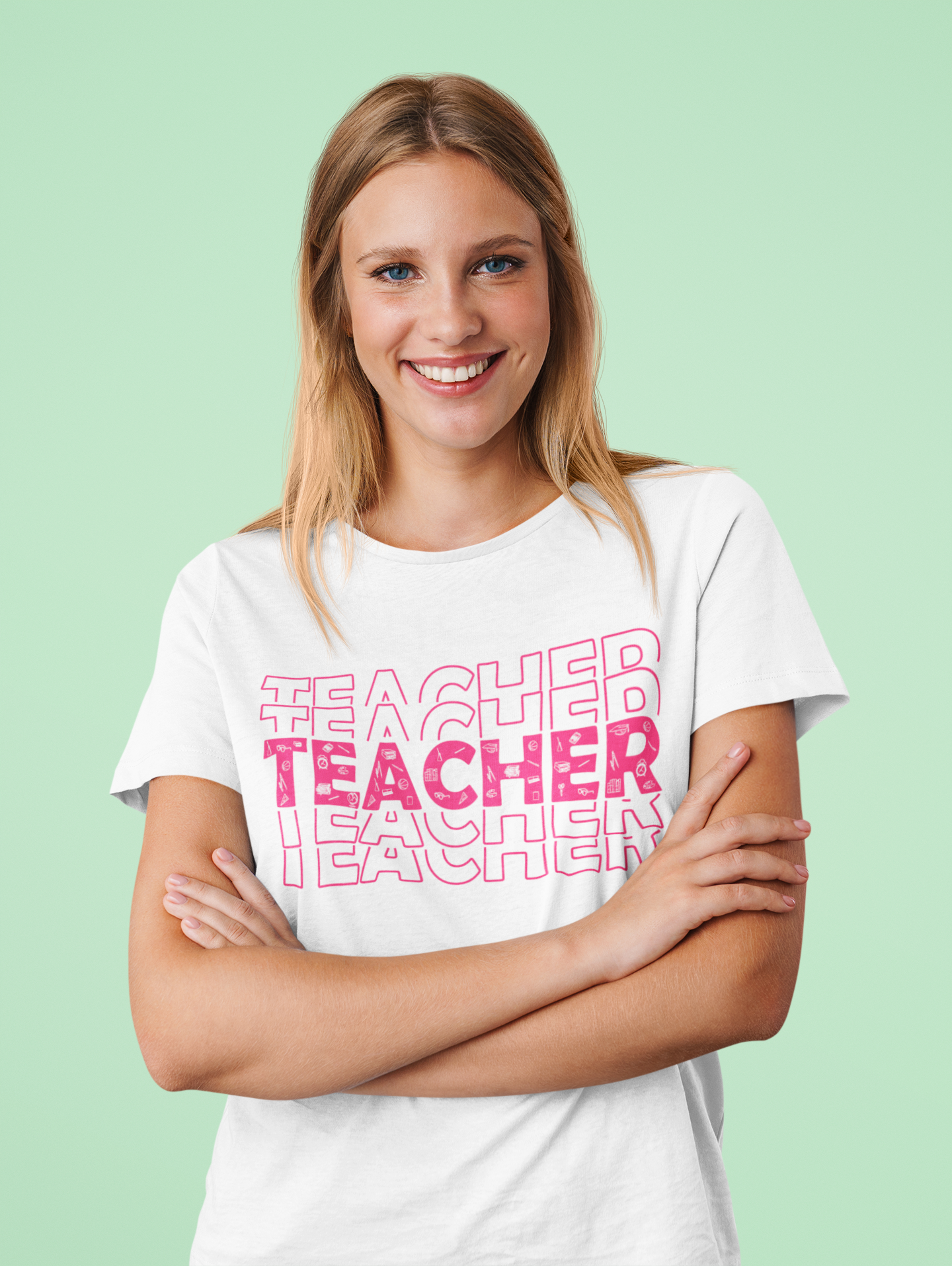 Teacher Gift DTF Transfer for T-shirts, Hoodies, Heat Transfer, Ready for Press Heat Press Transfers DTF80