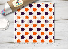 Halloween Dots Patterned Adhesive Vinyl 237