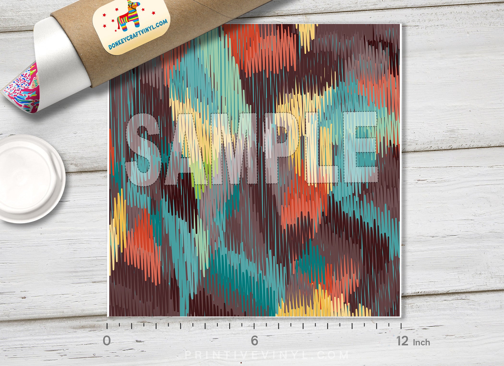 Abstract Ikat Patterned HTV 290