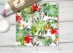 Tropical monstera leaves Patterned HTV 163