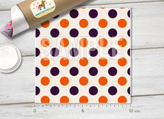 Halloween Dots Patterned HTV 237