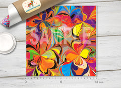 Abstract Patterned Adhesive Vinyl 068