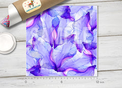 Violet Flower Petal Patterned HTV 657