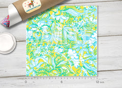 Summer garden Patterned HTV L131