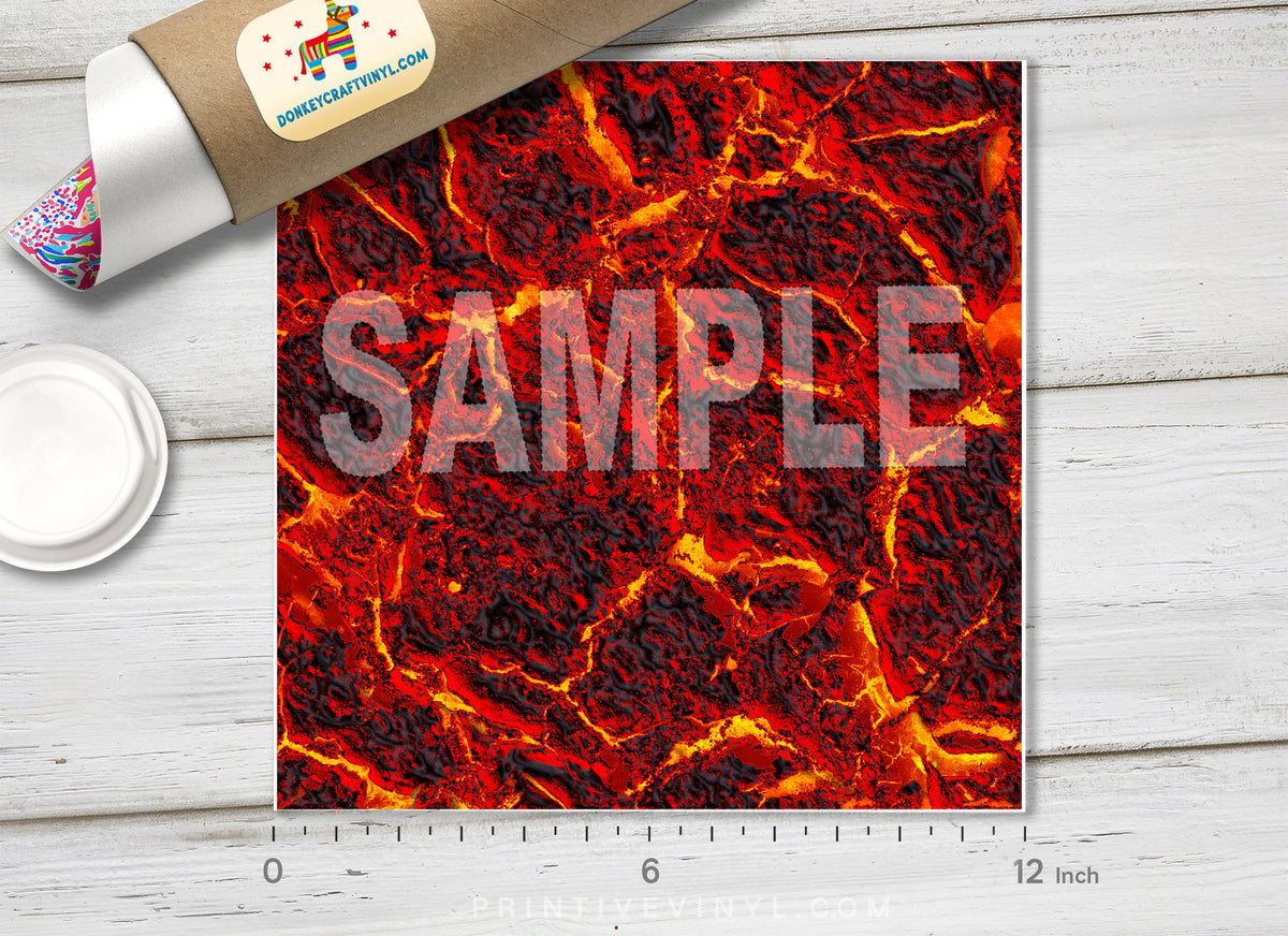Magma, Lava Patterned Adhesive Vinyl 381