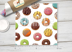 Sweet glazed donuts Patterned HTV-834
