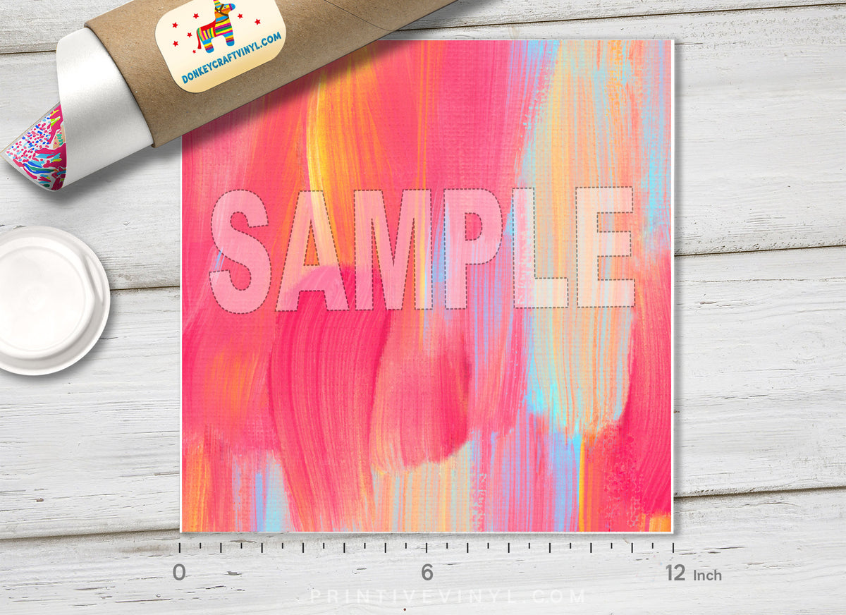 Abstract Painting Patterned Adhesive Vinyl 356