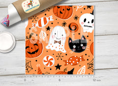 Halloween Ghost Patterned HTV H021