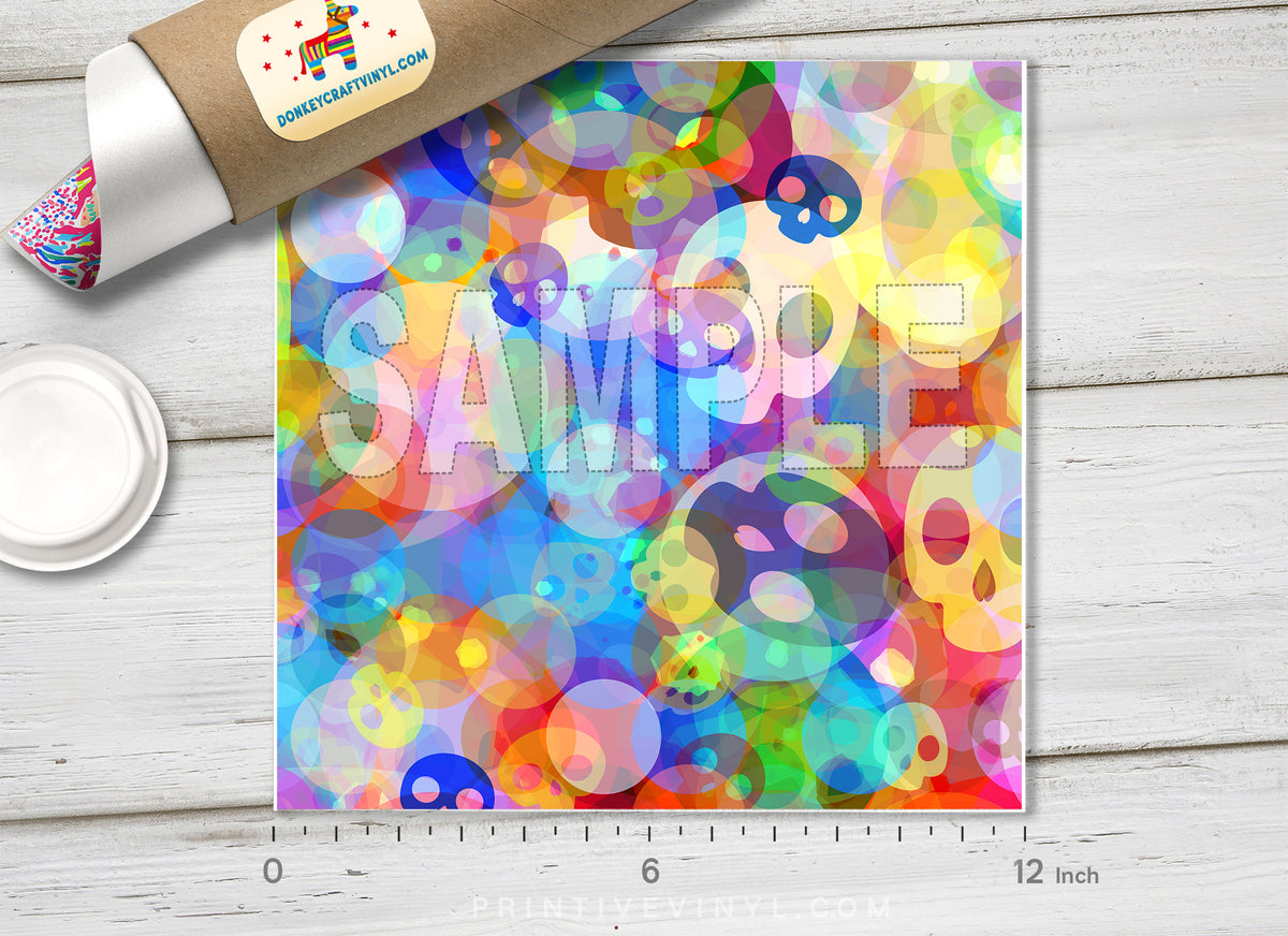 colorful Spots Pattern Adhesive Vinyl 553