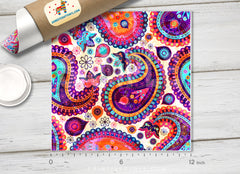 Paisley Patterned Adhesive Vinyl 272