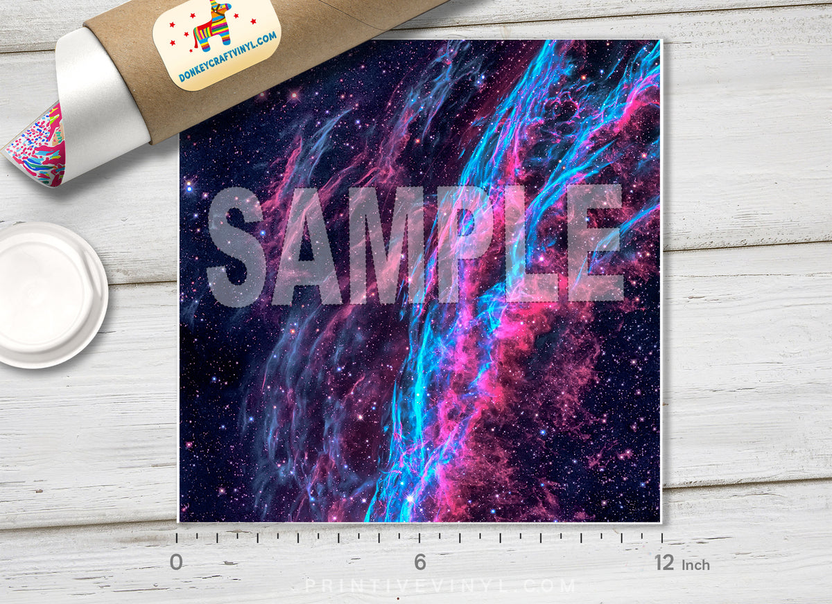 Galaxy Nebula Patterned HTV- 1212