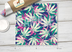 Marijuana Patterned HTV 1109