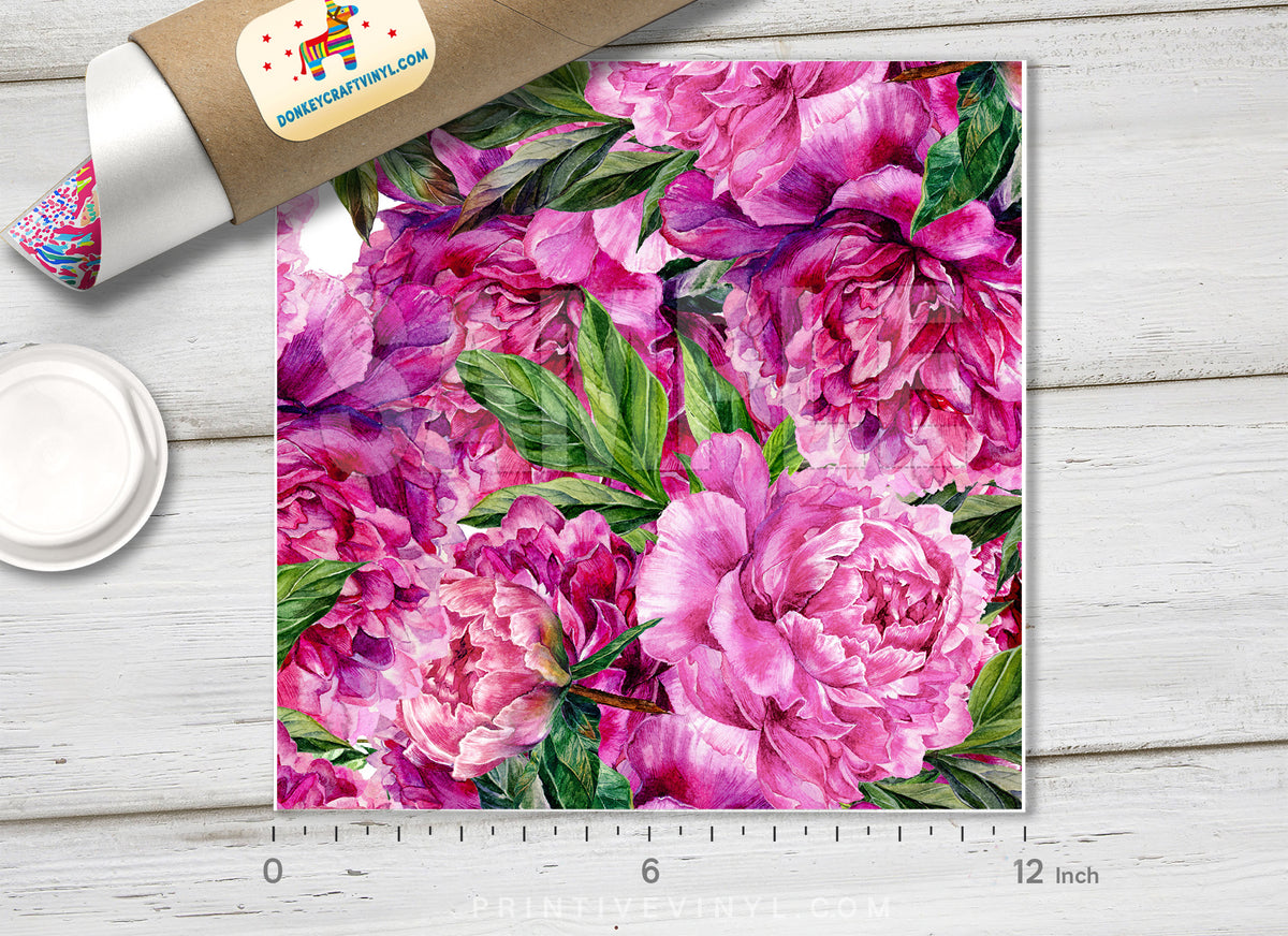 Floral Pattern Adhesive Vinyl 514