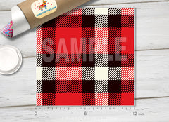 Plaid Patterned Adhesive Vinyl 263