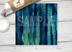 Indigo and Green Tie Dye Patterned HTV 438