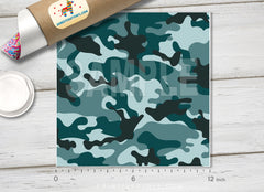 Military Camouflage Pattern Adhesive Vinyl 493