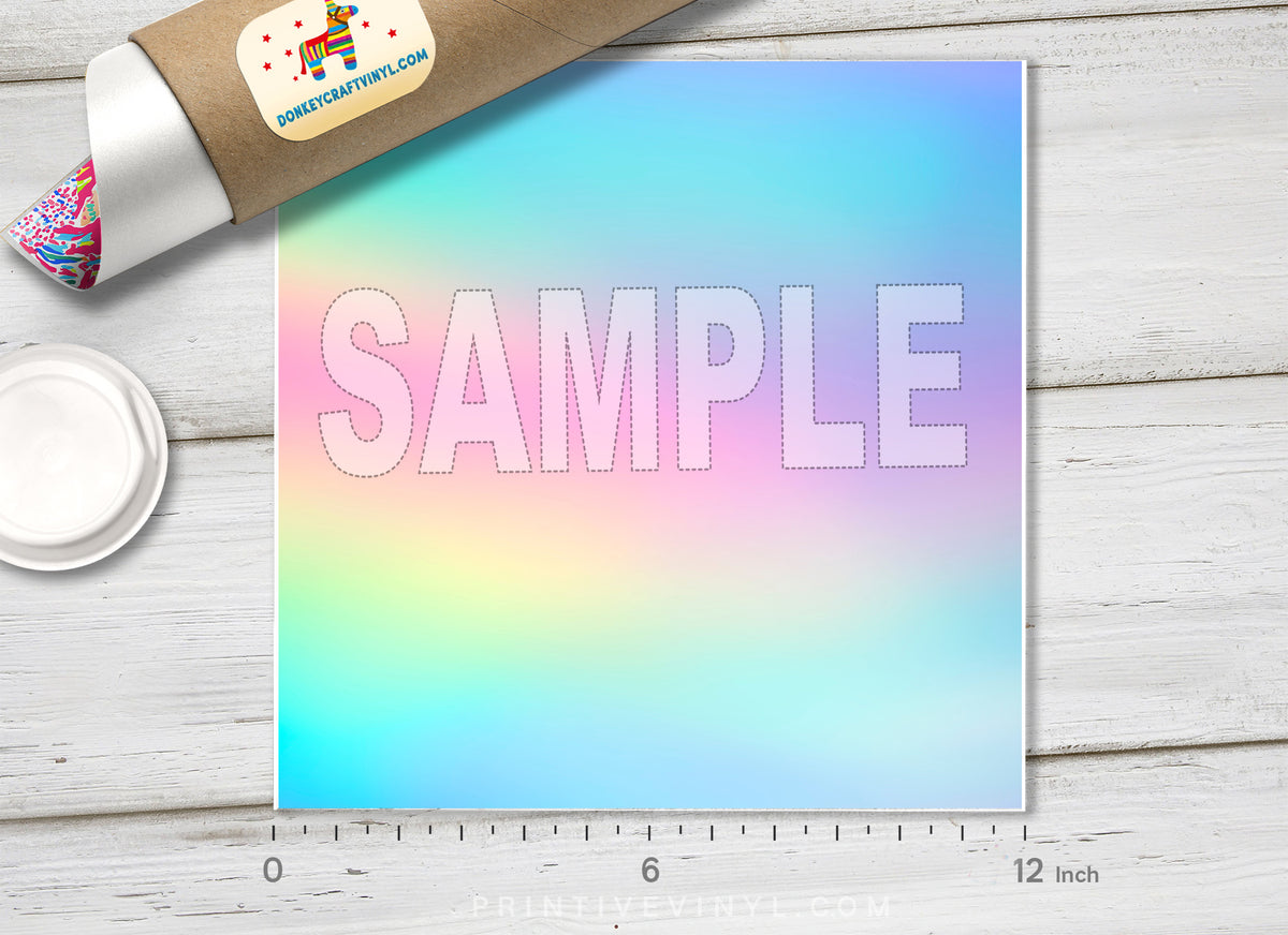 Ombre Gradient Printed HTV-1181