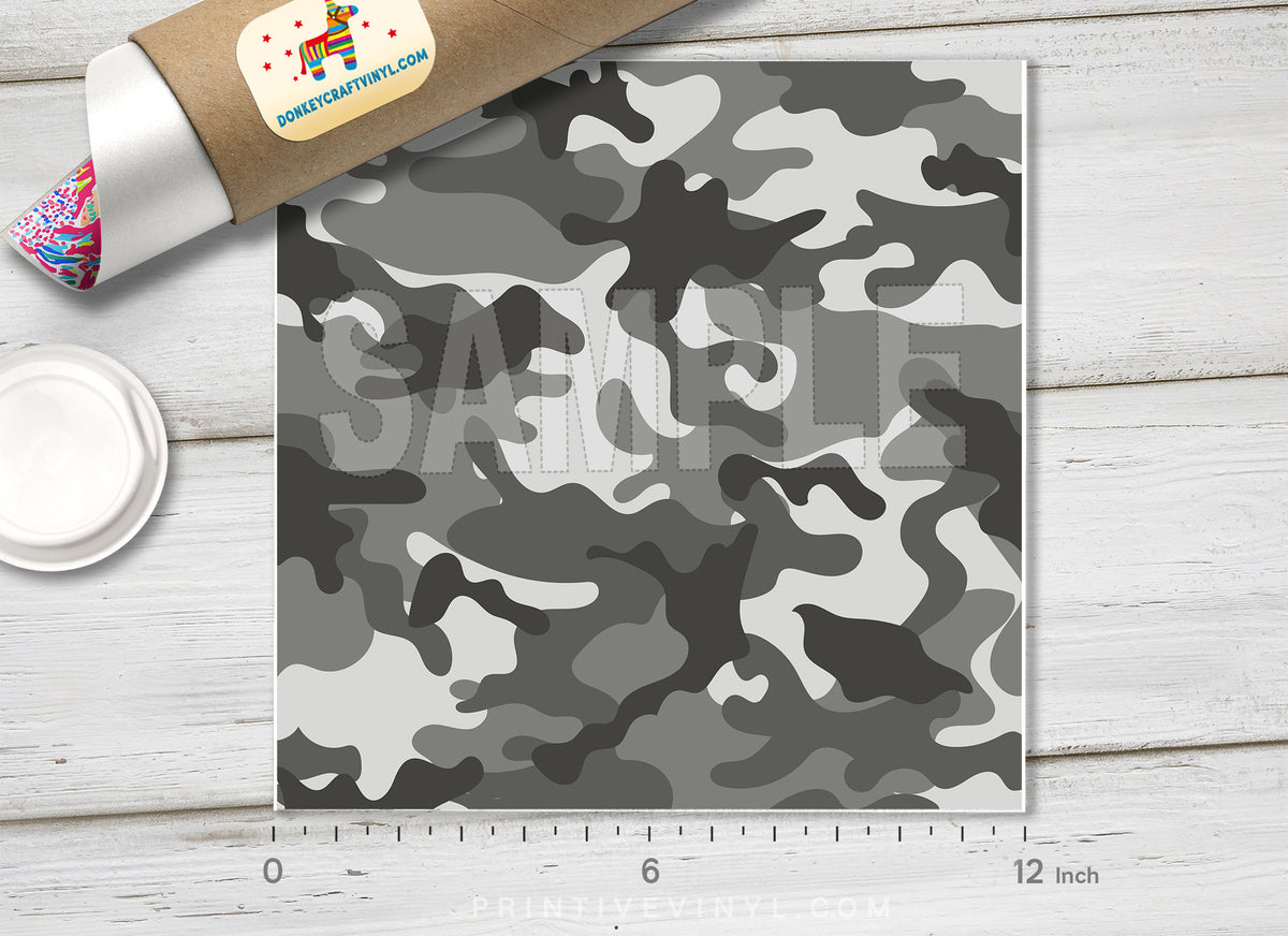 Military Camouflage Patterned HTV-500